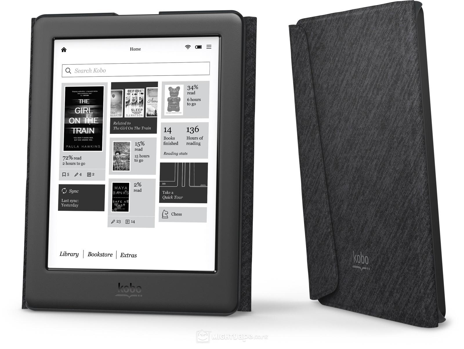 Mondwater Interactie cafe Kobo Glo HD review | Carry 2.000 books for just 200 grams