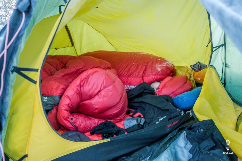 How to camp in extreme cold