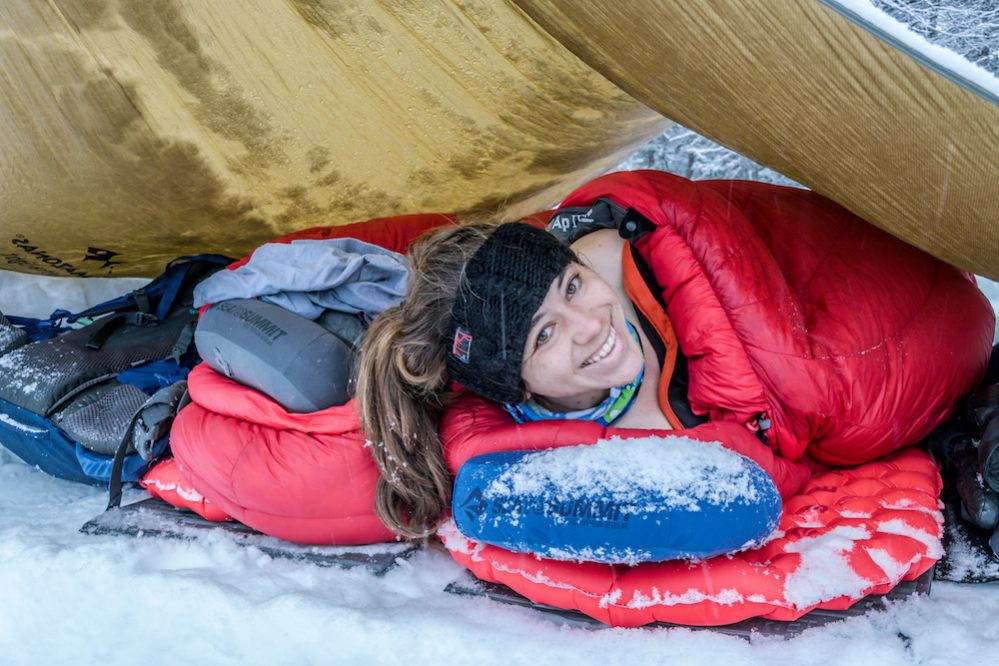 How to camp in extreme cold