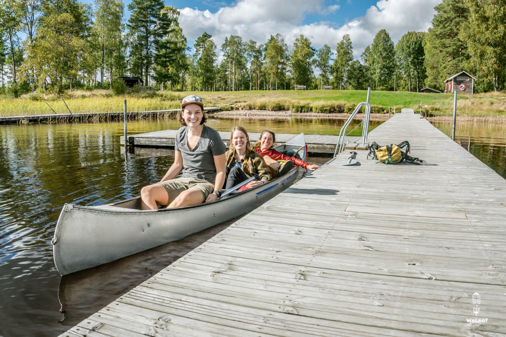 kanoën in Zweden