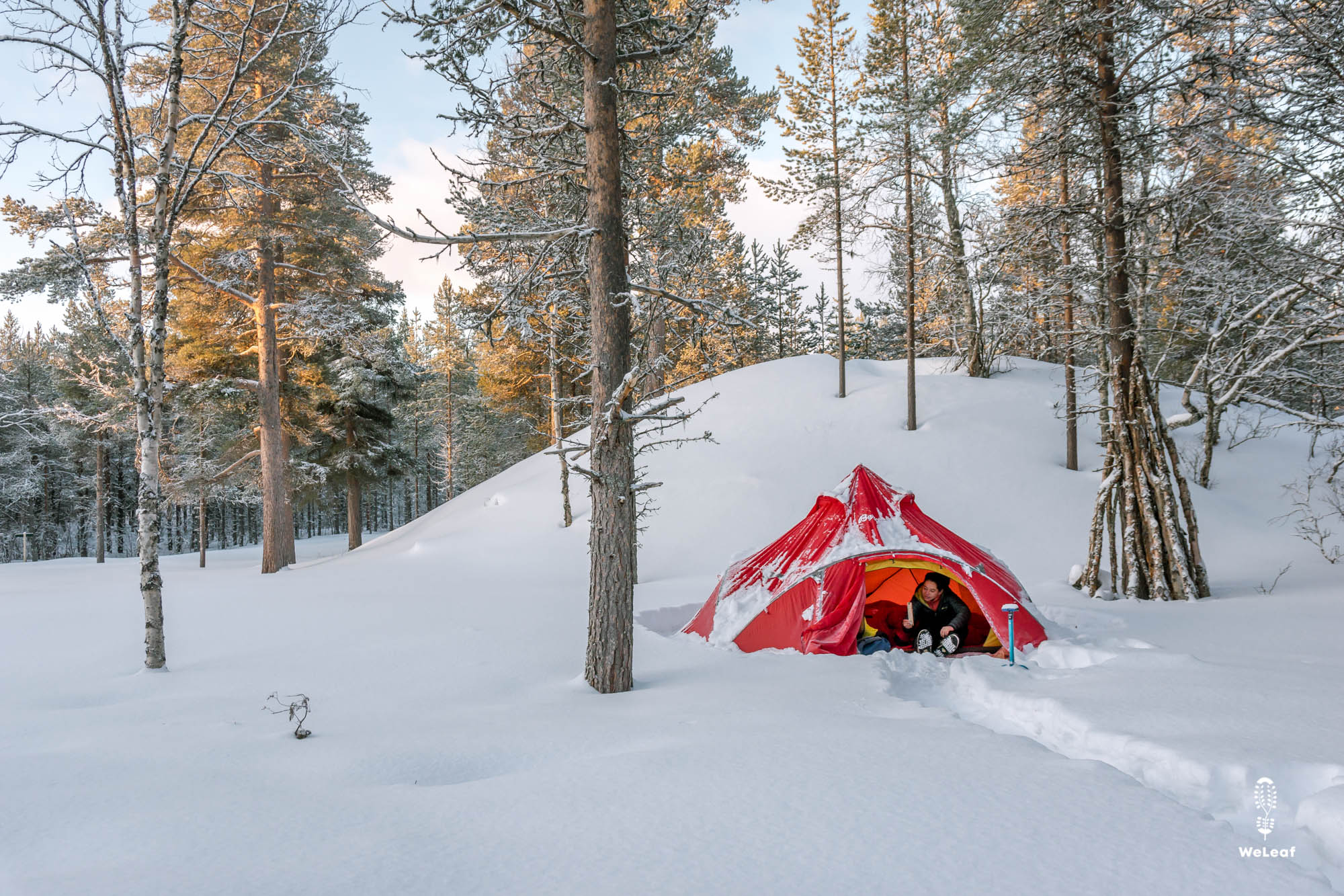 Winter camping Bergans Wiglo 4 persons