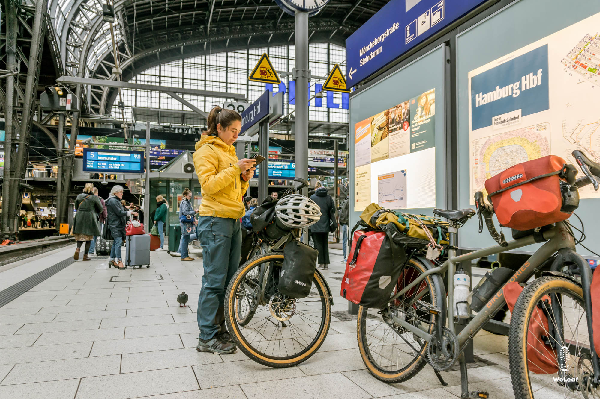 Travelling with bicycles and trains in Europe