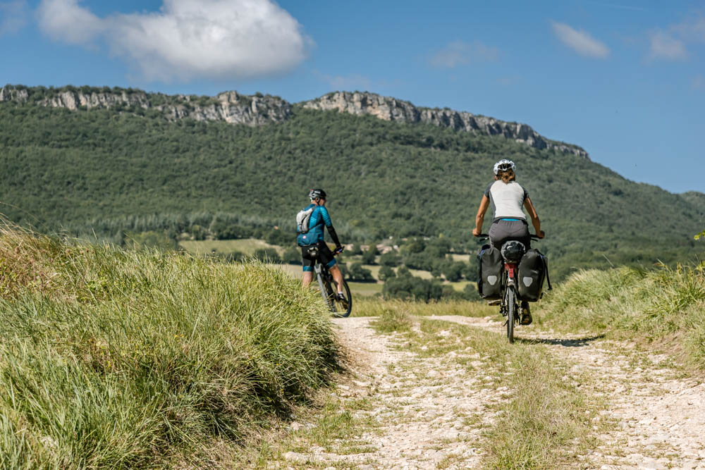 Gravel roads Vercors