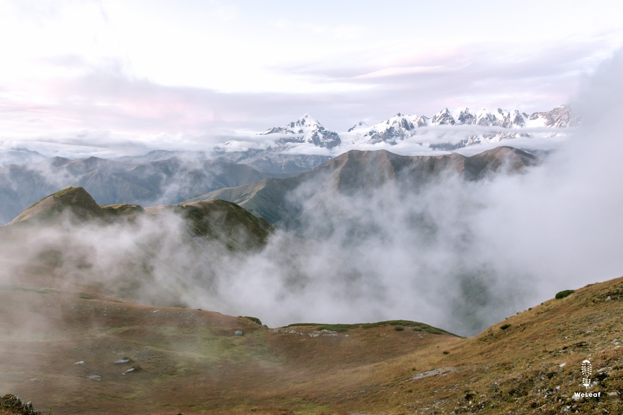 sunset in Svaneti